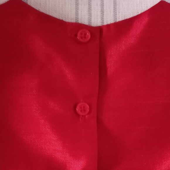 'Holiday Editions' Party Dress Size 18 Month's Red & White EUC - Picture 8 of 8